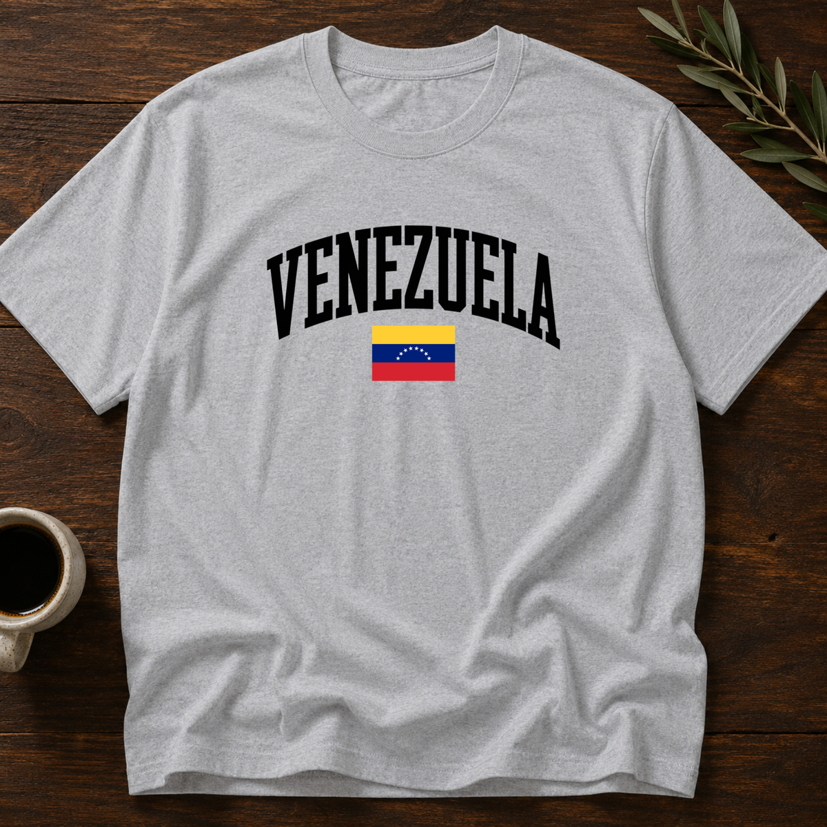 Venezuela Varsity T-Shirt – Sport Gray – Wear Your Heart