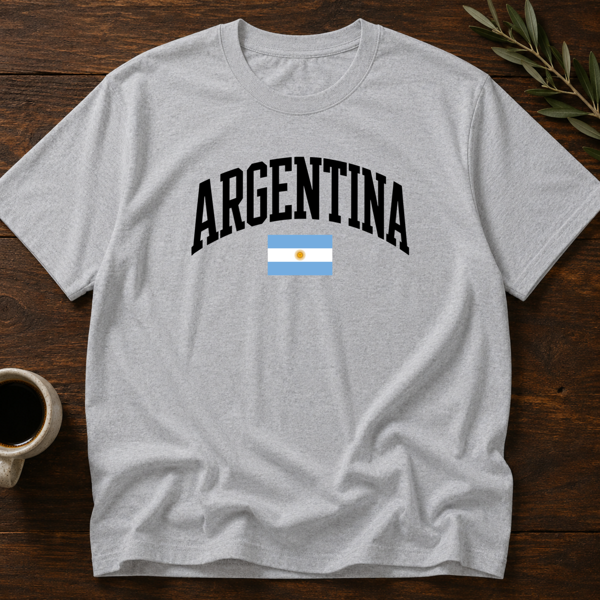Argentina Varsity T-Shirt – Sport Gray – Wear Your Heart