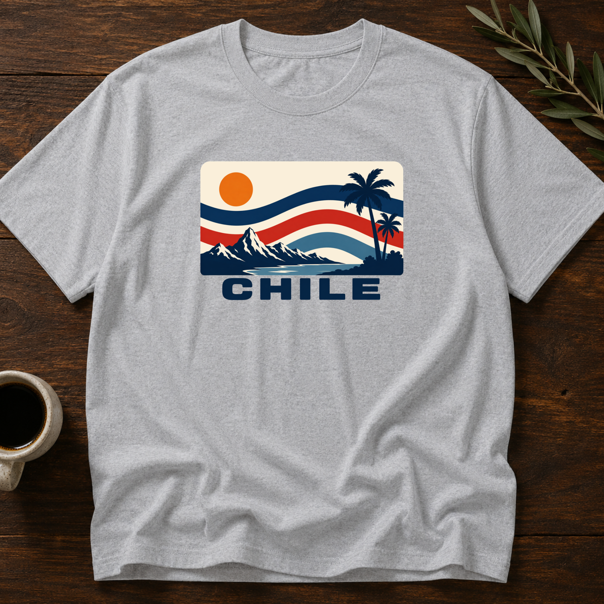 Sunset Chileno T-Shirt – Sport Gray – Wear Your Heart