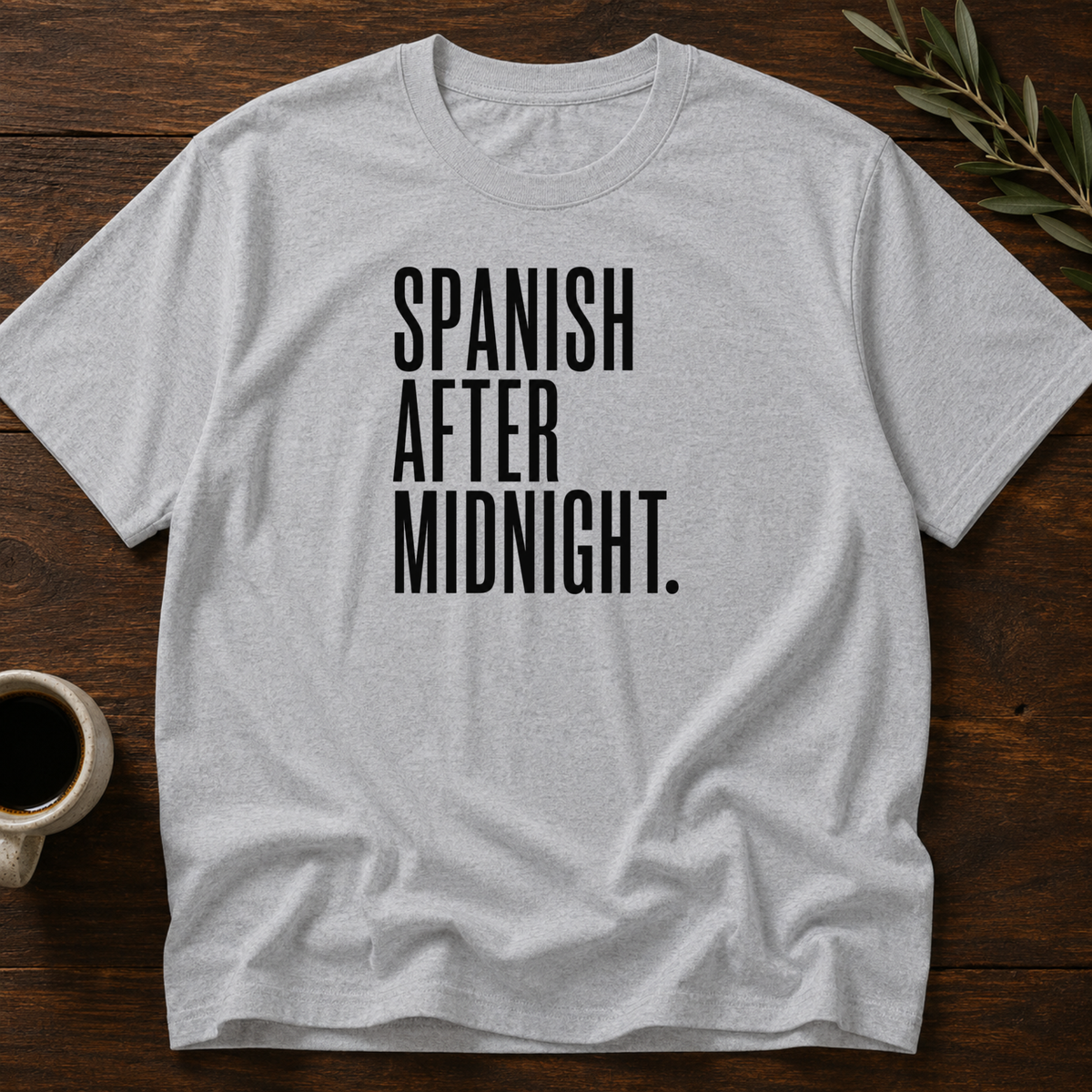 Spanish After Midnight T-Shirt – Sport Gray – Wear Your Heart
