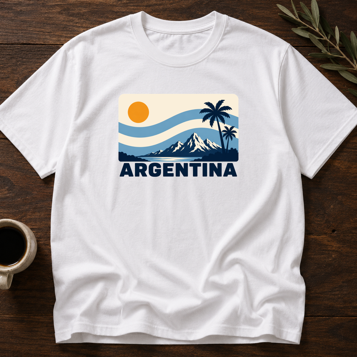 Sunset Argento T-Shirt – White – Wear Your Heart