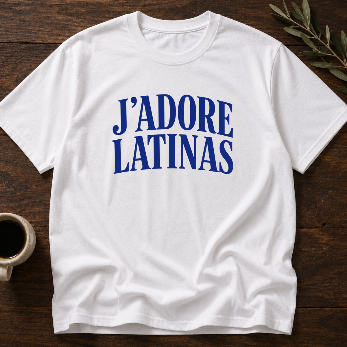 J'Adore Latinas T-Shirt – White – Wear Your Heart