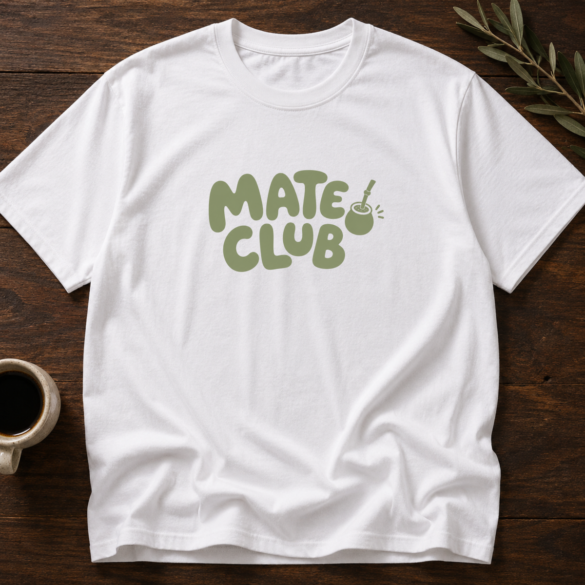 Mate Club T-Shirt – White – Wear Your Heart