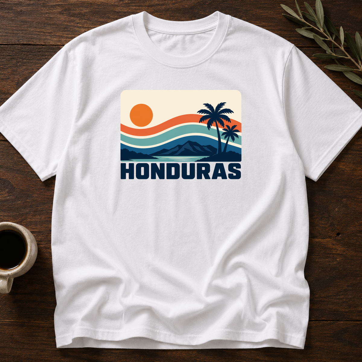 Sunset Hondureño T-Shirt – White – Wear Your Heart