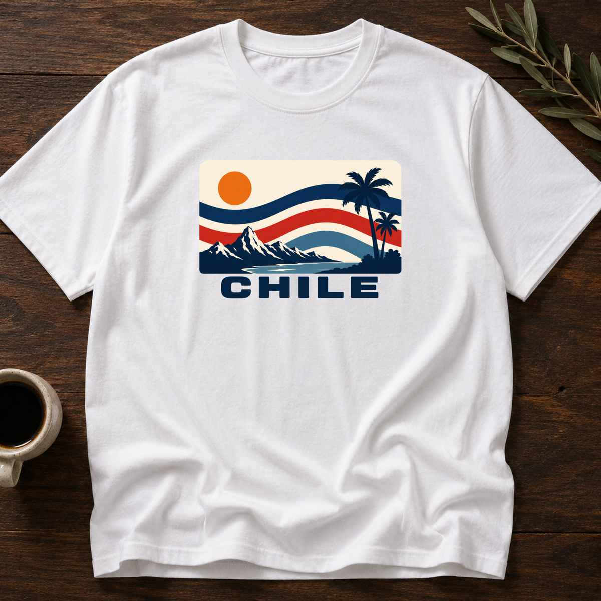 Sunset Chileno T-Shirt – White – Wear Your Heart