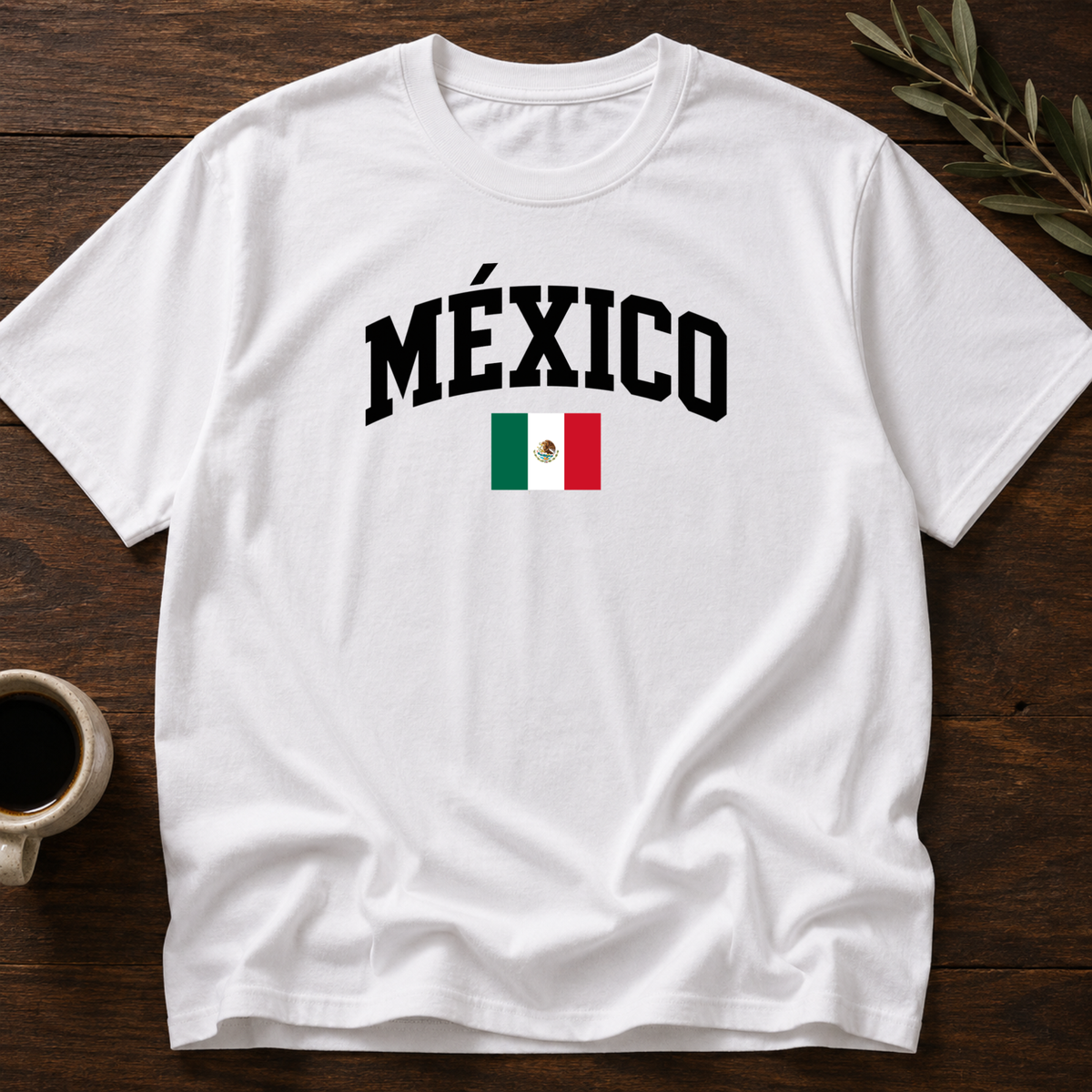 México Varsity T-Shirt – White – Wear Your Heart