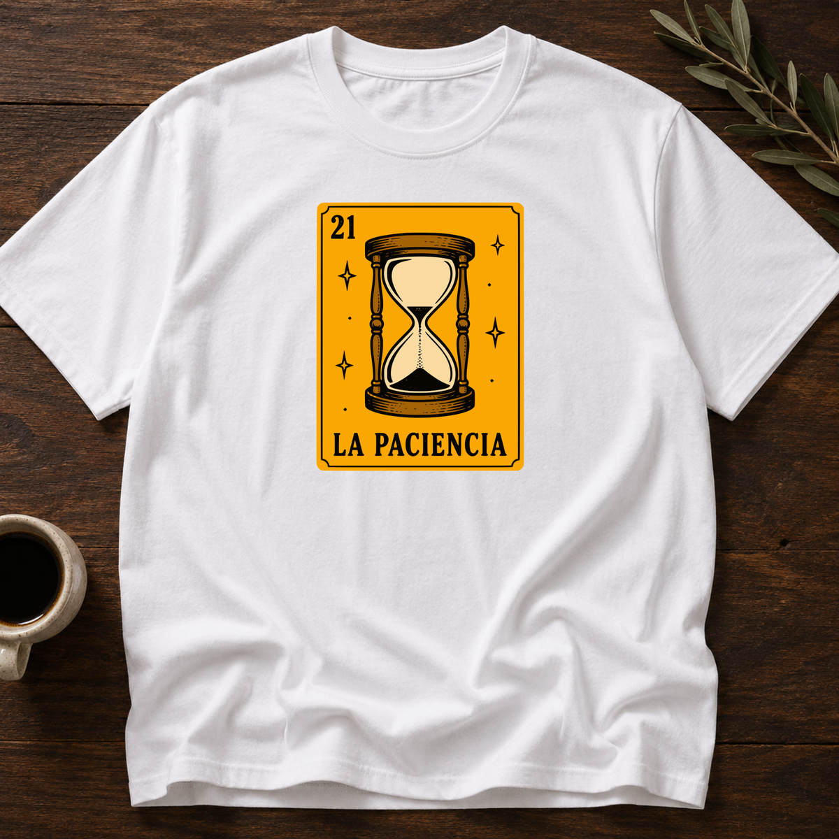 La Paciencia T-Shirt – White – Wear Your Heart