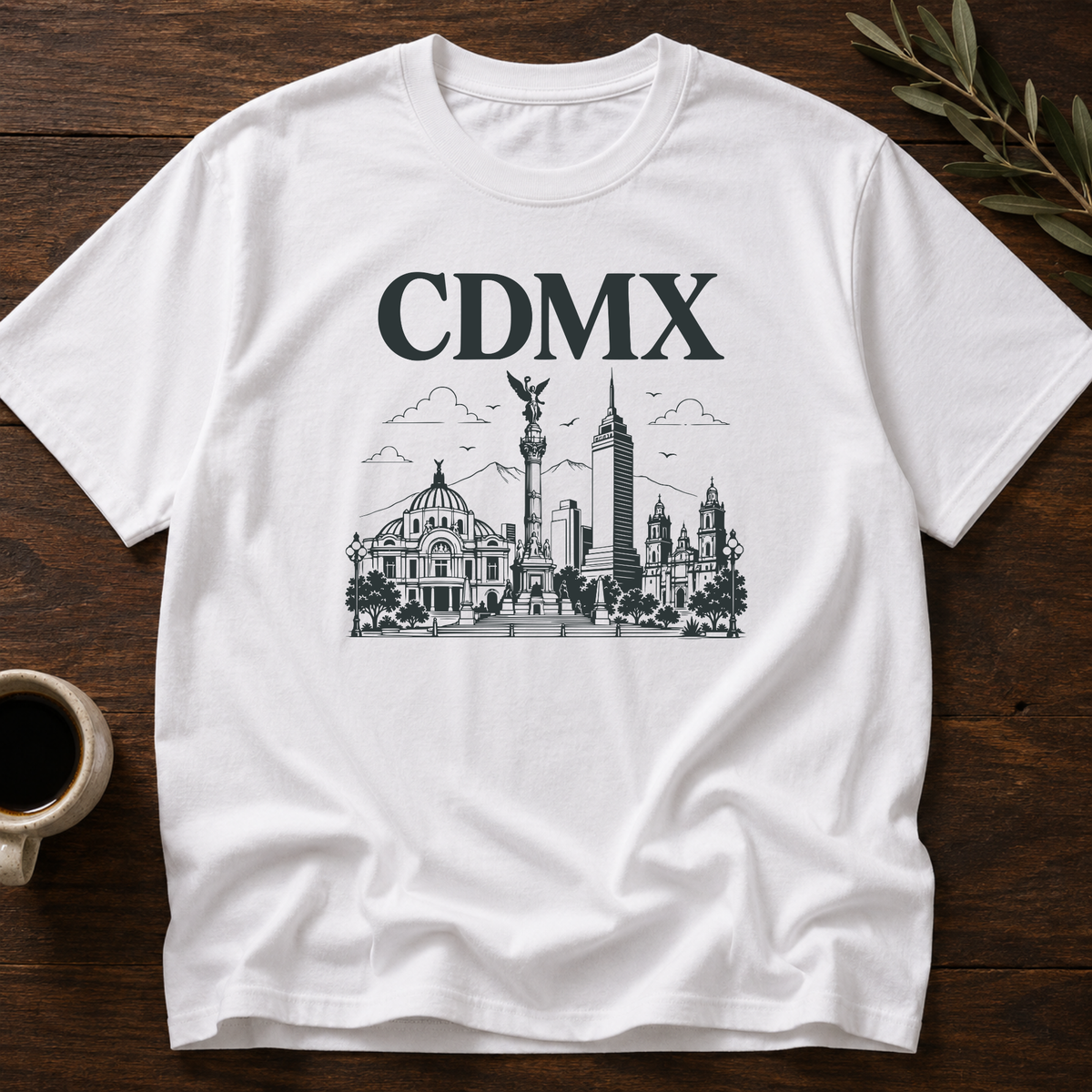 Hola Cdmx T-Shirt – White – Wear Your Heart