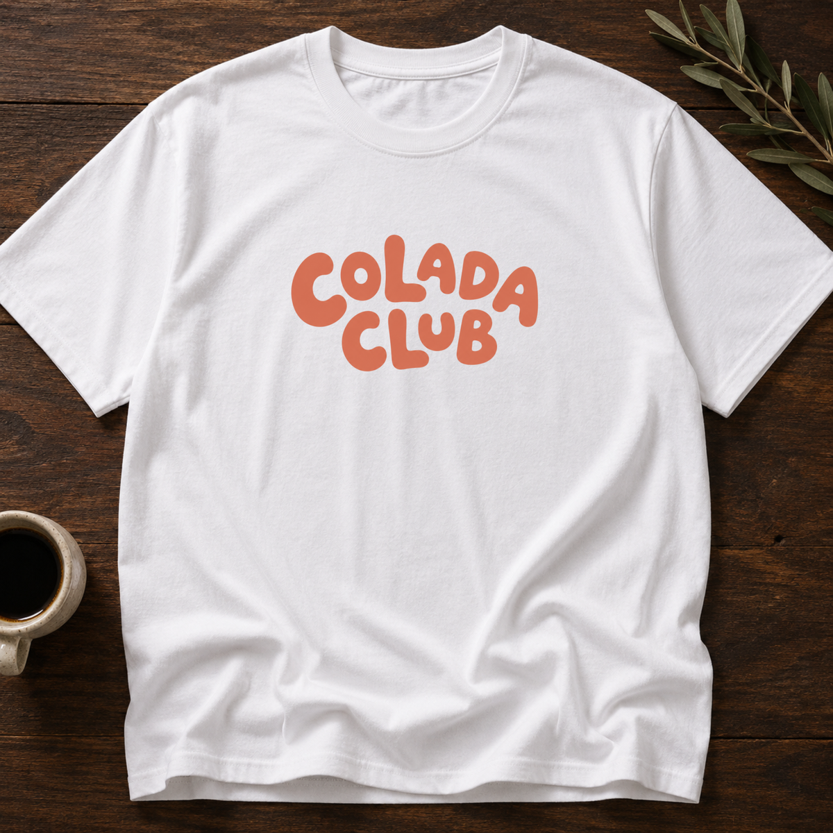 Colada Club T-Shirt – White – Wear Your Heart