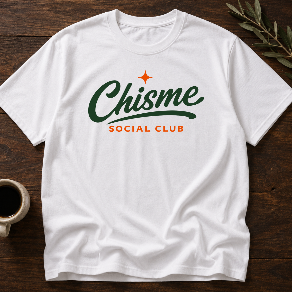 Chisme Social Club  T-Shirt – White – Wear Your Heart