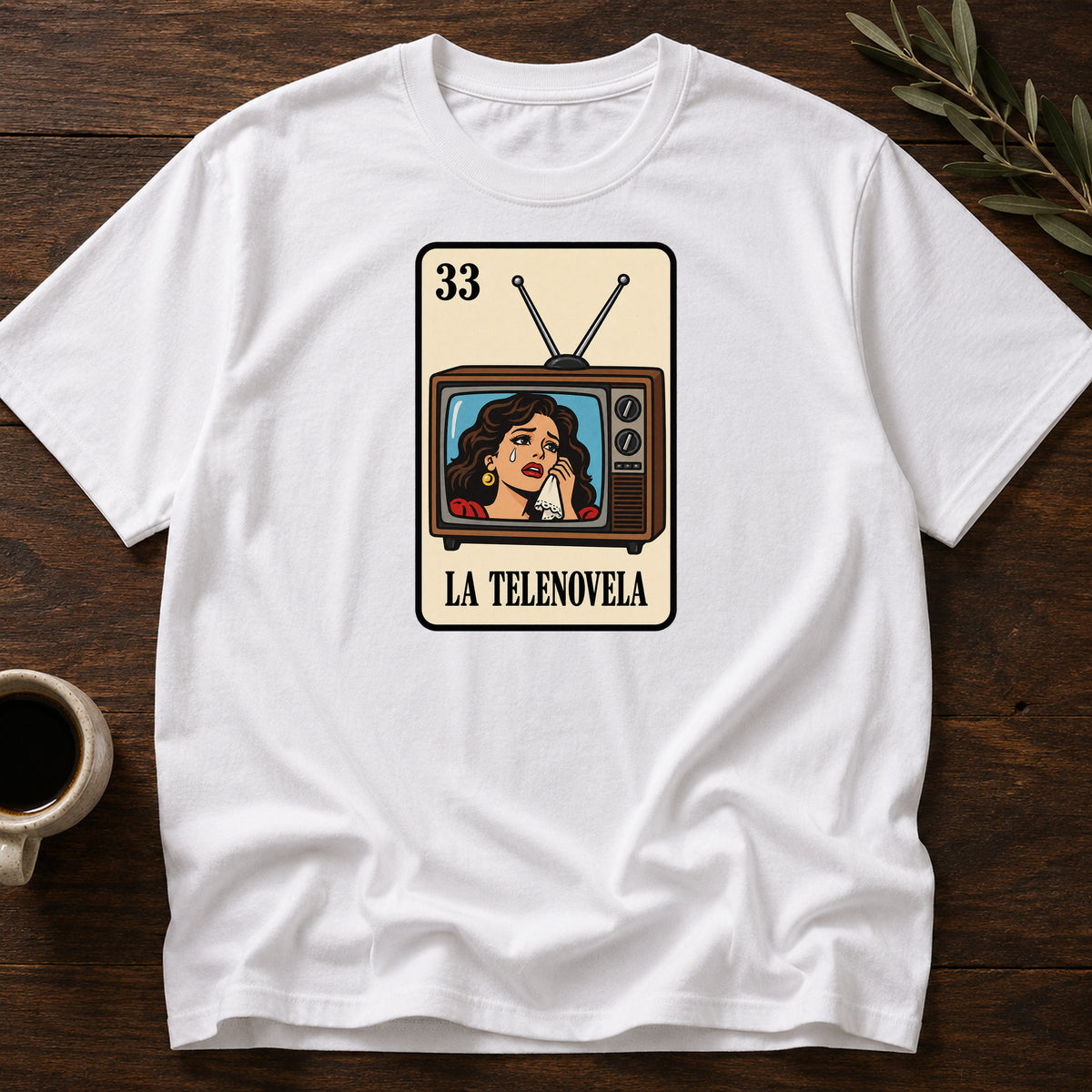 LA TELENOVELA T-SHIRT - White [la-telenovela-t-shirt]