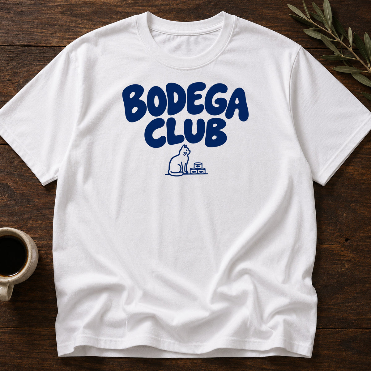 BODEGA CLUB T-SHIRT - White [bodega-club-t-shirt]