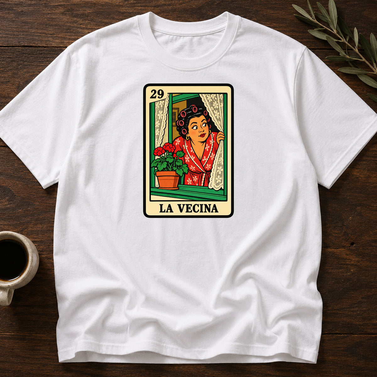 LA VECINA T-SHIRT - White [la-vecina-t-shirt]