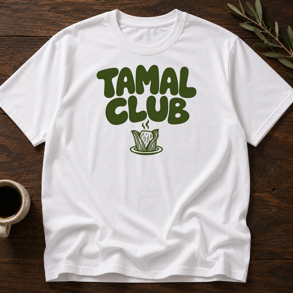 TAMAL CLUB T-SHIRT - White [tamal-club-t-shirt]