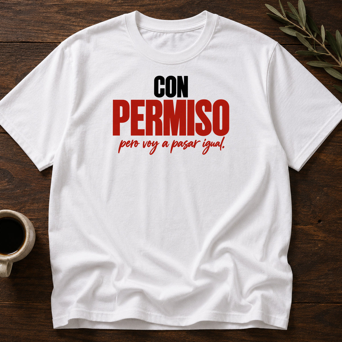 CON PERMISO T-SHIRT - White [con-permiso-t-shirt]