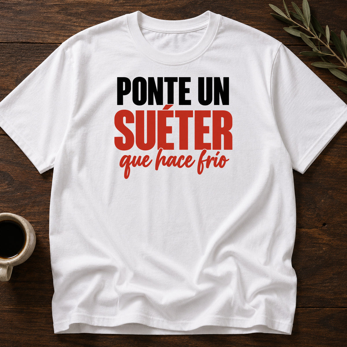 PONTE UN SUÉTER T-SHIRT - White [ponte-un-suéter-t-shirt]